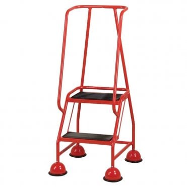 TB Davies STEPMOBILE Steel Trade Mobile Step - Red 1.19m - 1.94m