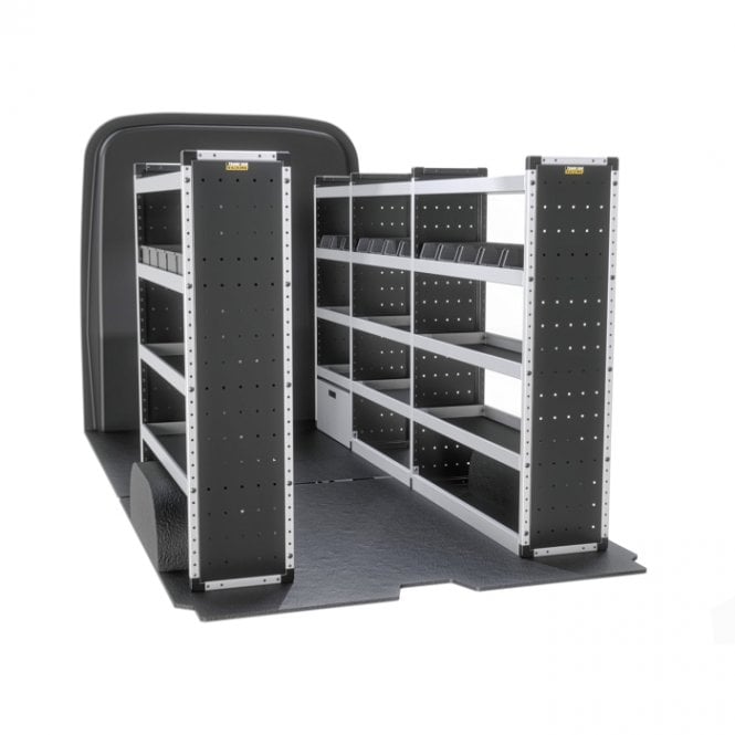 Van Guard Ford Transit 2014 - L3 H2 H3 - Silver Trade Van Racking Package