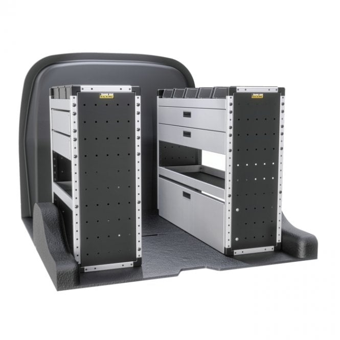 Van Guard Ford Transit Connect 2014-2024 - L2 H1 - Gold Trade Van Racking Package