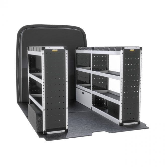 Van Guard Ford Transit Custom 2013-2023 - L2 H2 - Silver Trade Van Racking Package