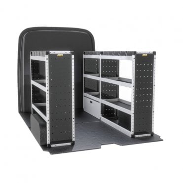 Ford Transit Custom 2013-2023 - L2 H2 - Silver Trade Van Racking Package