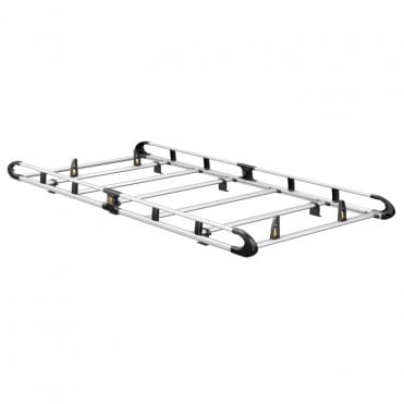 Ford Transit Custom 2023 - H1 - ULTI Rack+ (Aluminium) - 6 Bar Roof Rack - Twin Rear Doors