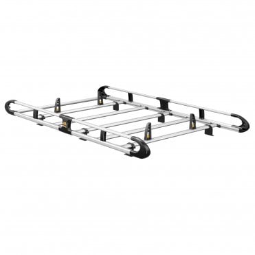 Toyota Proace City 2020 - L1 H1 - ULTI Rack Plus (Aluminium) - 5 Bar Roof Rack - Twin Rear Door