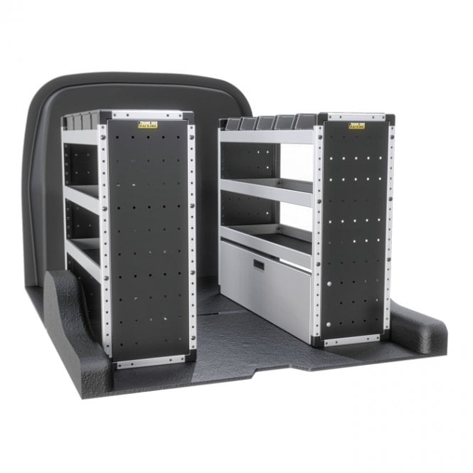 Van Guard Toyota Proace City 2020 - L2 H1 - Silver Trade Van Racking Package