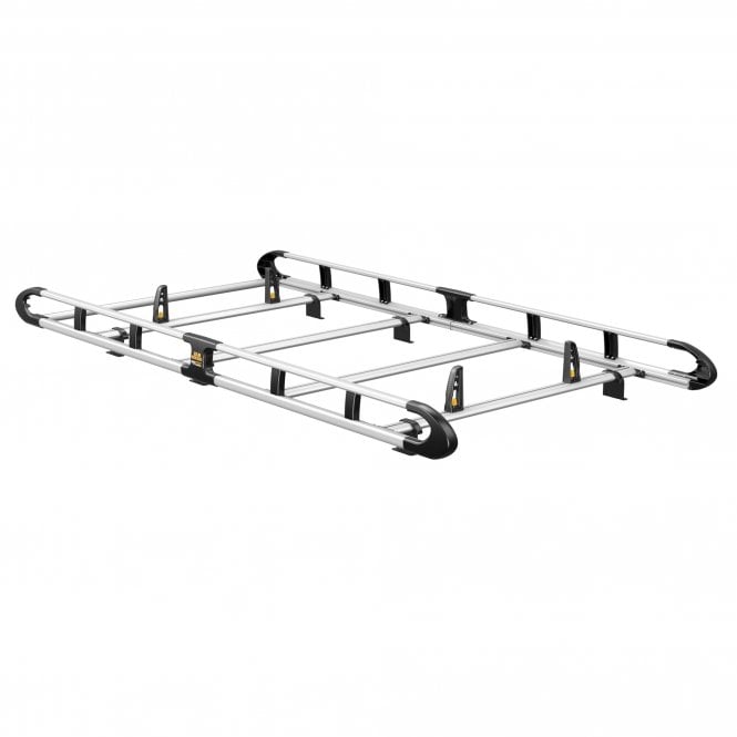 Van Guard Toyota Proace City 2020 - L2 H1 - ULTI Rack Plus (Aluminium) - 4 Bar Roof Rack - Twin Rear Door