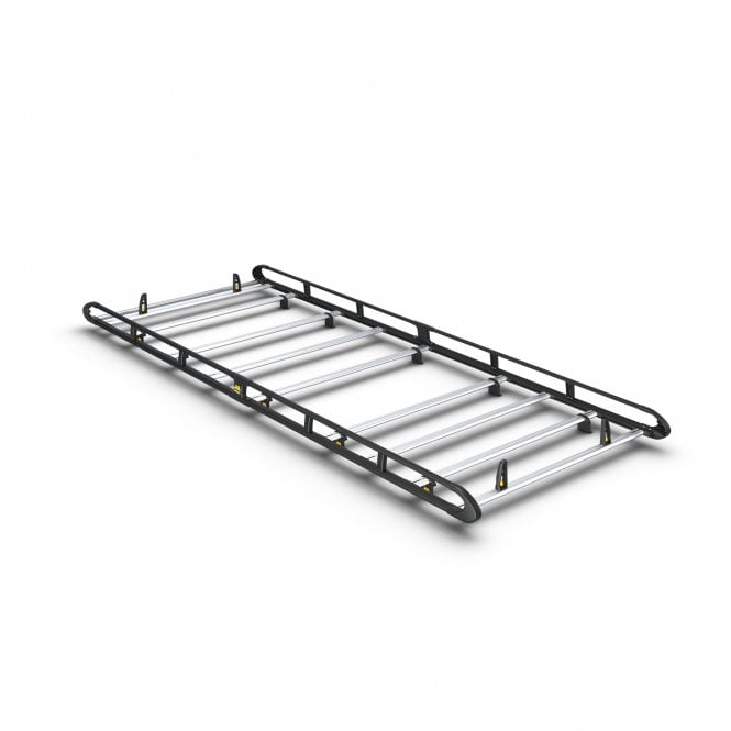 Van Guard Volkswagen Crafter 2006-2017 - L3 H2 - ULTI Rack+ Black (Aluminium) - 9 Bar Roof Rack - Twin Rear