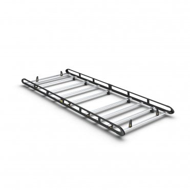 Volkswagen Crafter 2006-2017 - L3 H2 - ULTI Rack+ Black (Aluminium) - 9 Bar Roof Rack - Twin Rear