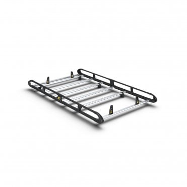 Volkswagen ID. Buzz 2022 - L1 H1 - ULTI Rack+ Black (Aluminium) - 6 Bar Roof Rack