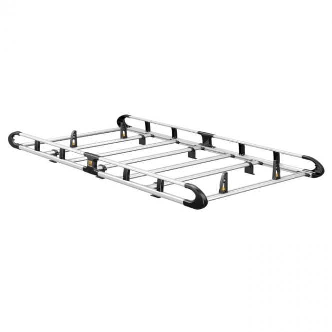 Van Guard Volkswagen ID. Buzz 2022 - L1 H1 - ULTI Rack Plus (Aluminium) - 6 Bar Roof Rack - Twin Rear Door