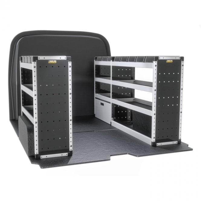 Van Guard Volkswagen Transporter T6 2015-2025 - L1 H1 - Silver Trade Van Racking Package