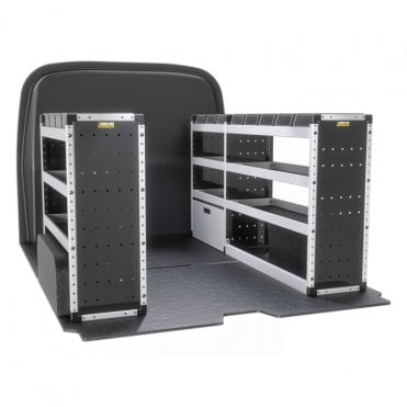 Volkswagen Transporter T6 2015-2025 - L1 H1 - Silver Trade Van Racking Package