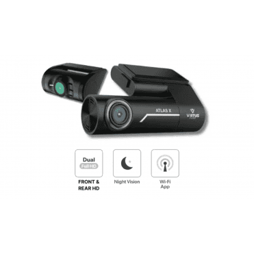 Atlas X - 2 Channel Dash Camera 