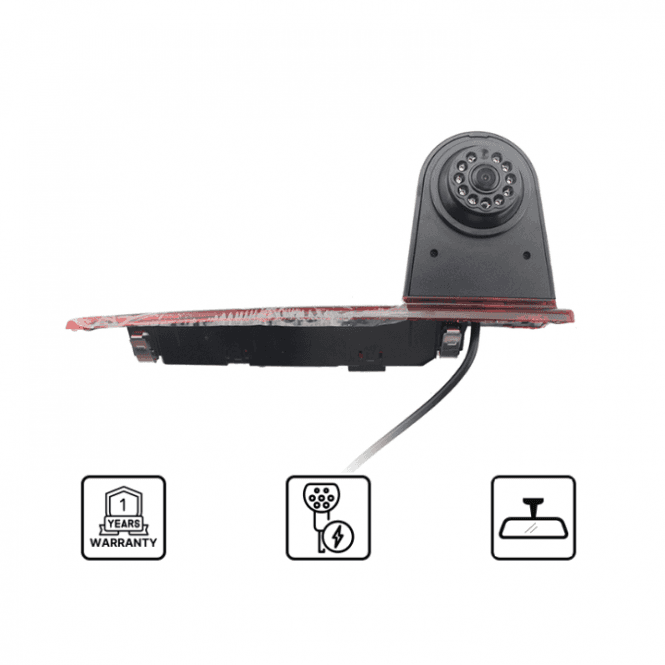 Virtus Fleet Brake light Camera LED 2012 1080P AHD NTSC/PAL - Ford Transit Custom
