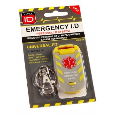 EMERGENCY ID UNIVERSAL FIT TAG WSID-05