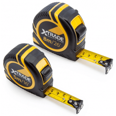 XTrade X0900028 Tape Measure Set 5m and 8m